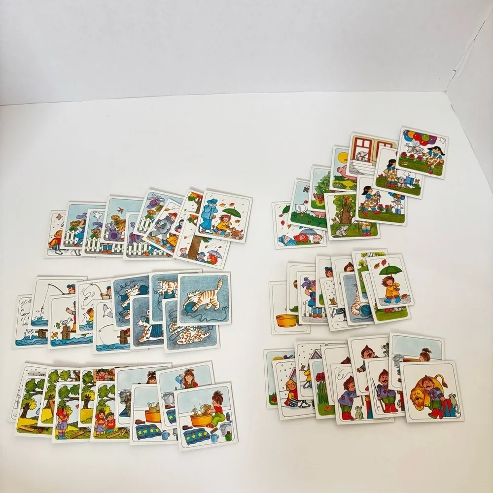 Ravensburger Vintage Memory Game Tell A Story Storytelling Kids Vtg Classic 1990